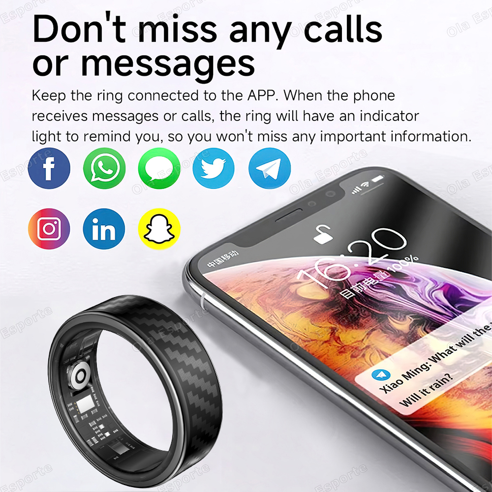 Newest Smart Ring Call Message – Smartwatch Health Watches For Men recenzja i cena