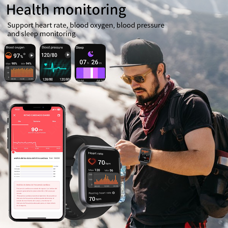 LIGE Smart Watch Sports Heart  – Smartwatch Watches For Sale recenzja i cena
