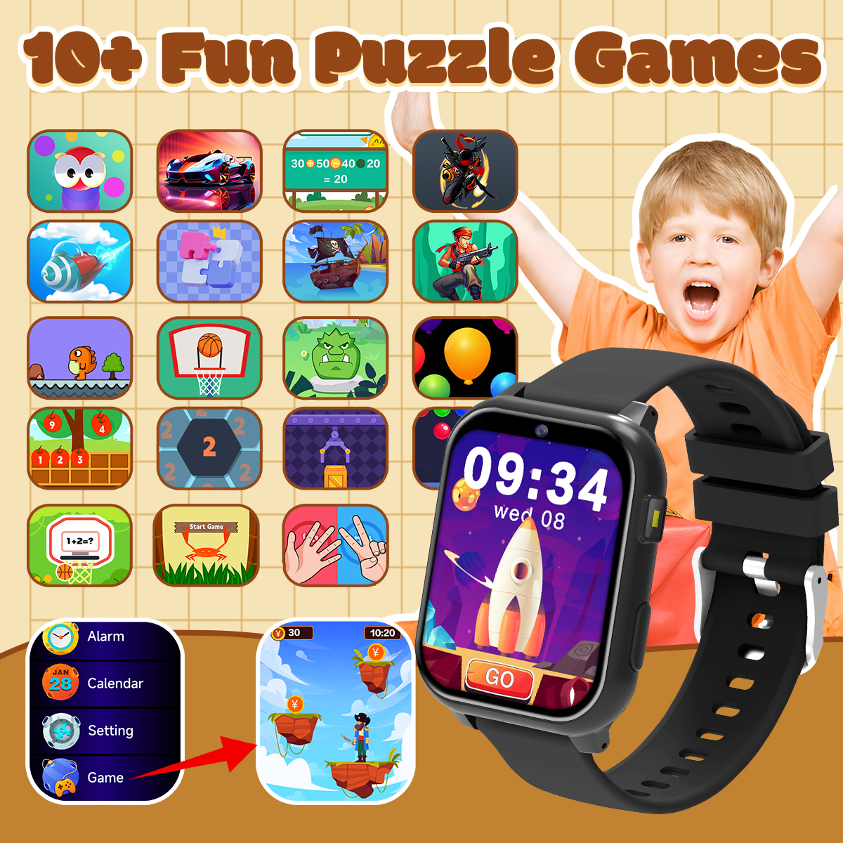 2026 Kids Game Smartwatch Flas – Smartwatch Watches Birthday Gift For Boys recenzja i cena