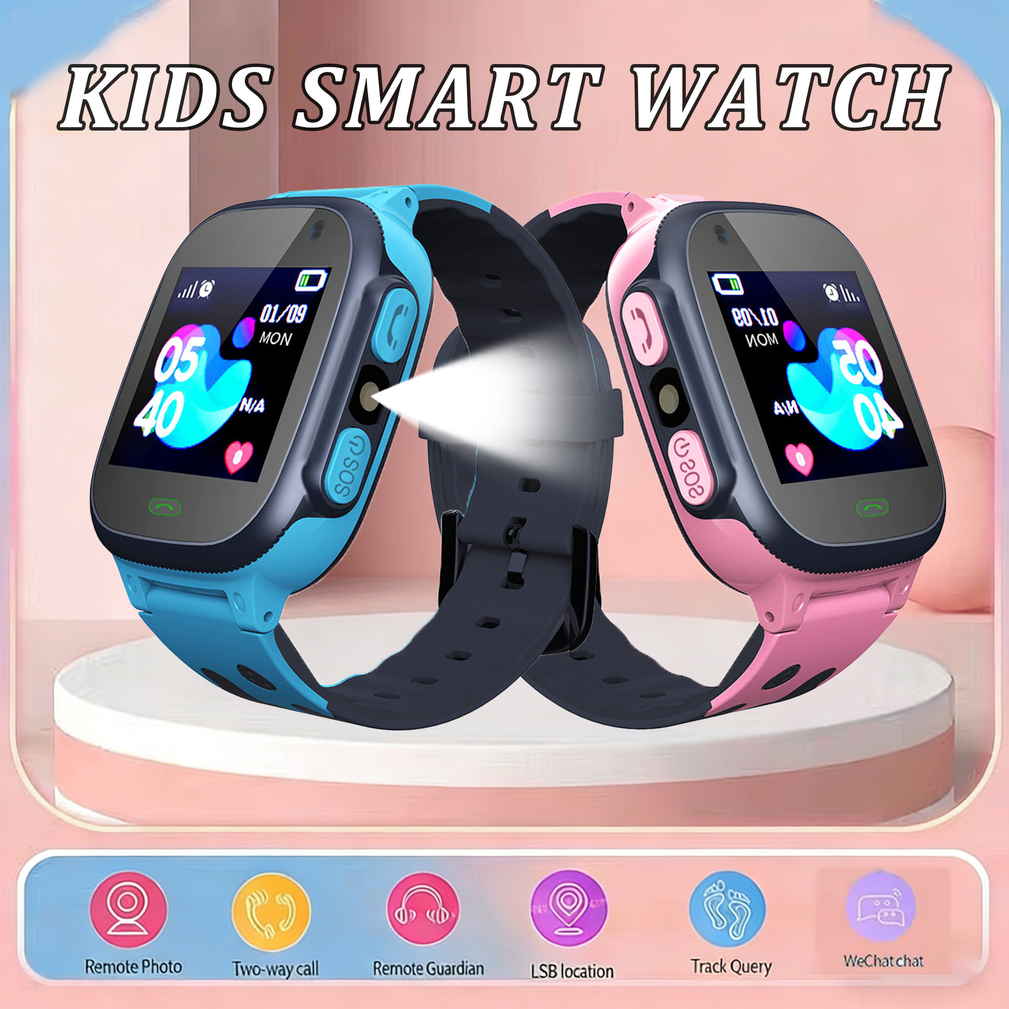 Children Smart Watch 2G Postio – Smartwatch Watches Birthday Gift For Boys recenzja i cena