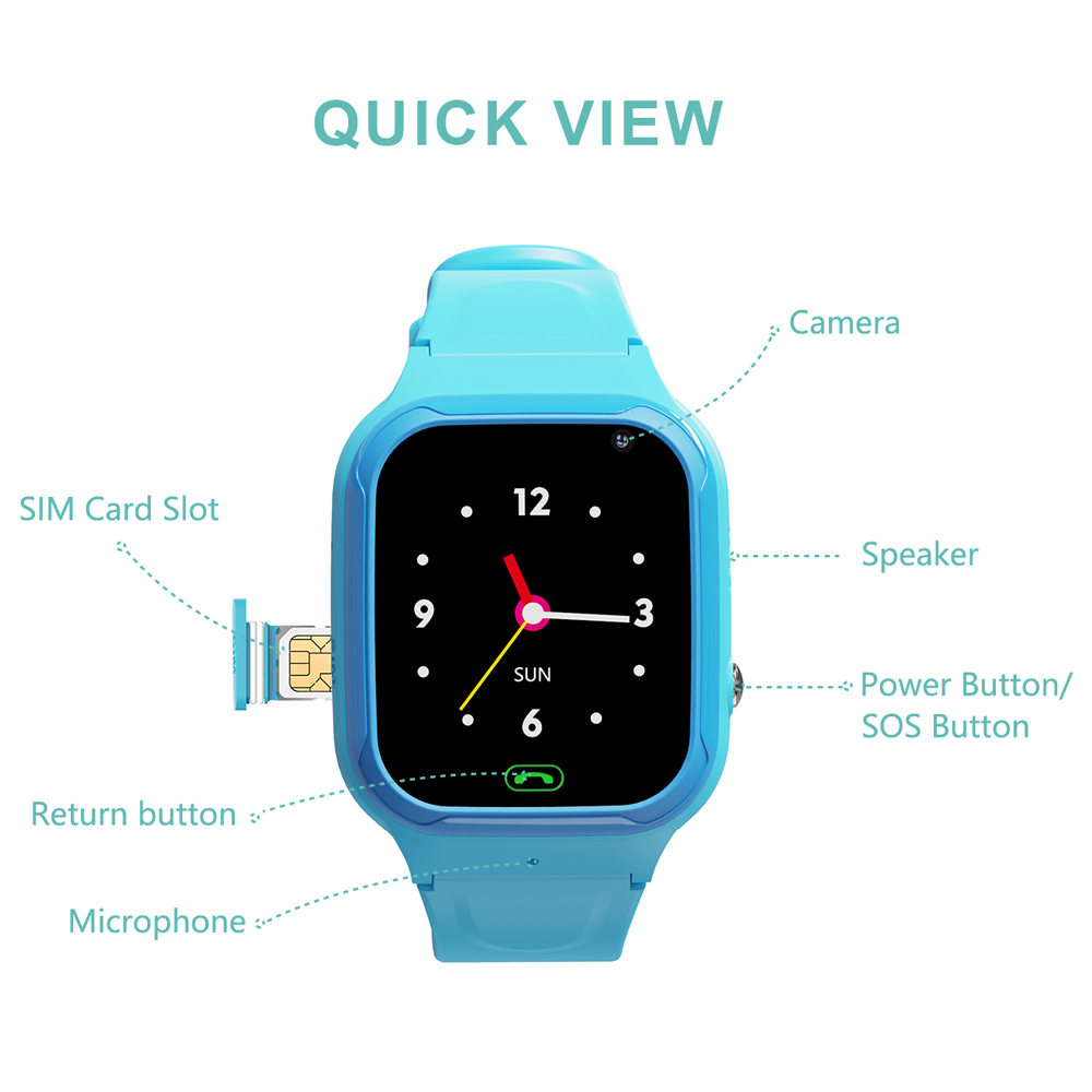 VALDUS New VT36 Kids Watch SOS – Smartwatch Digital Watches For Boys recenzja i cena
