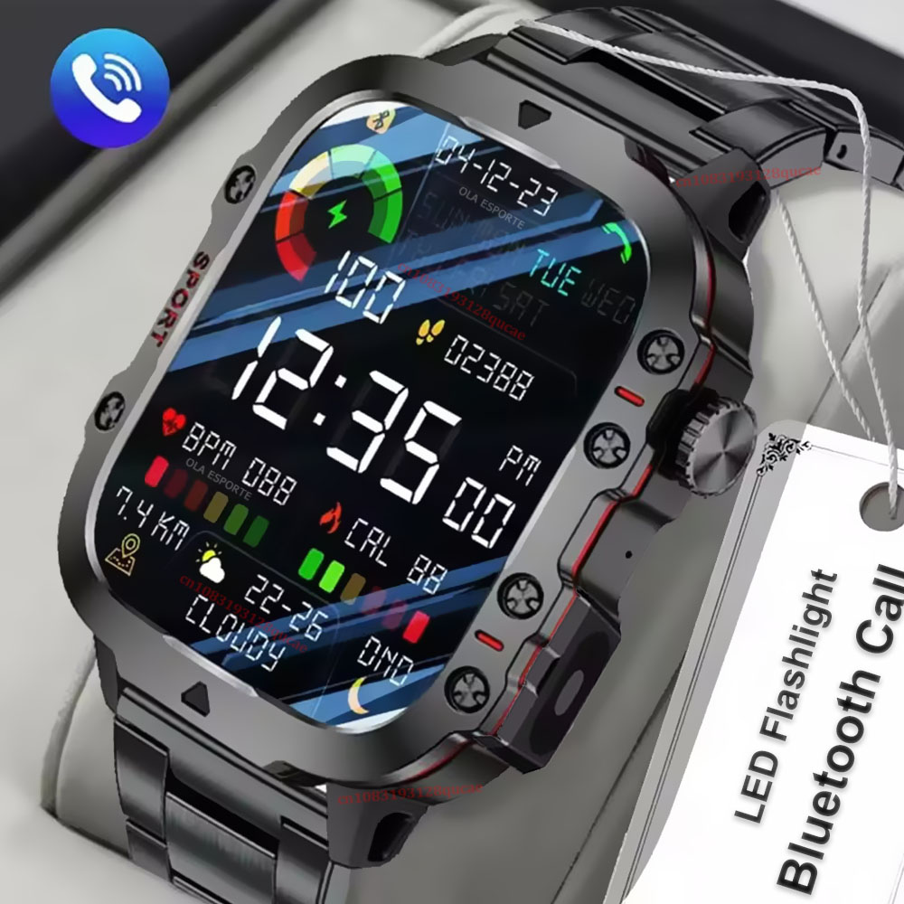 2026 New Military Smart Watch  – Smartwatch Health Watches For Men recenzja i cena