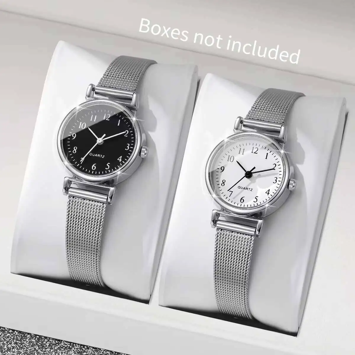 1/2PCS Fashion Women Watches S – Mesh Stainless Strap recenzja i cena