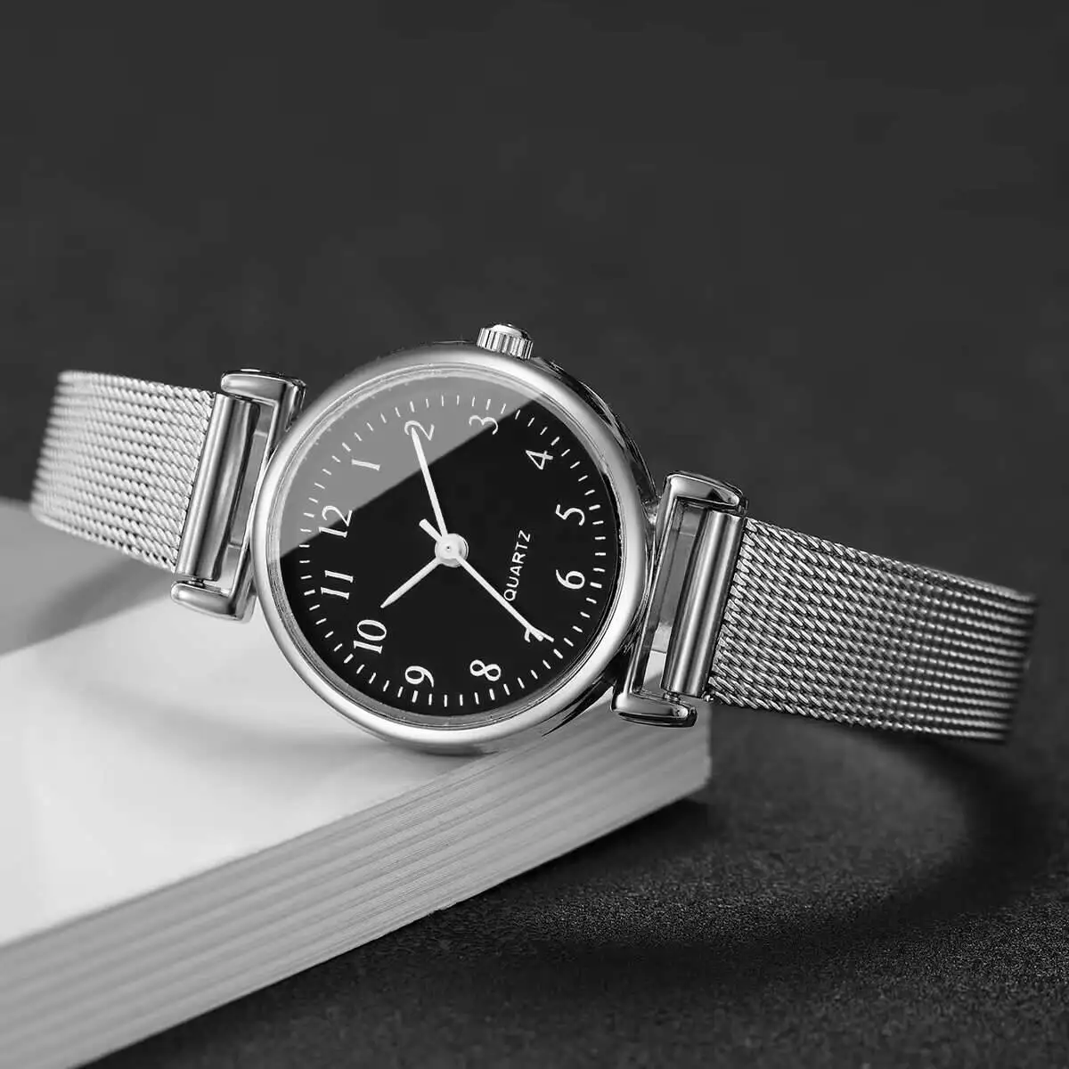 1/2PCS Fashion Women Watches S – Mesh Stainless Strap recenzja i cena