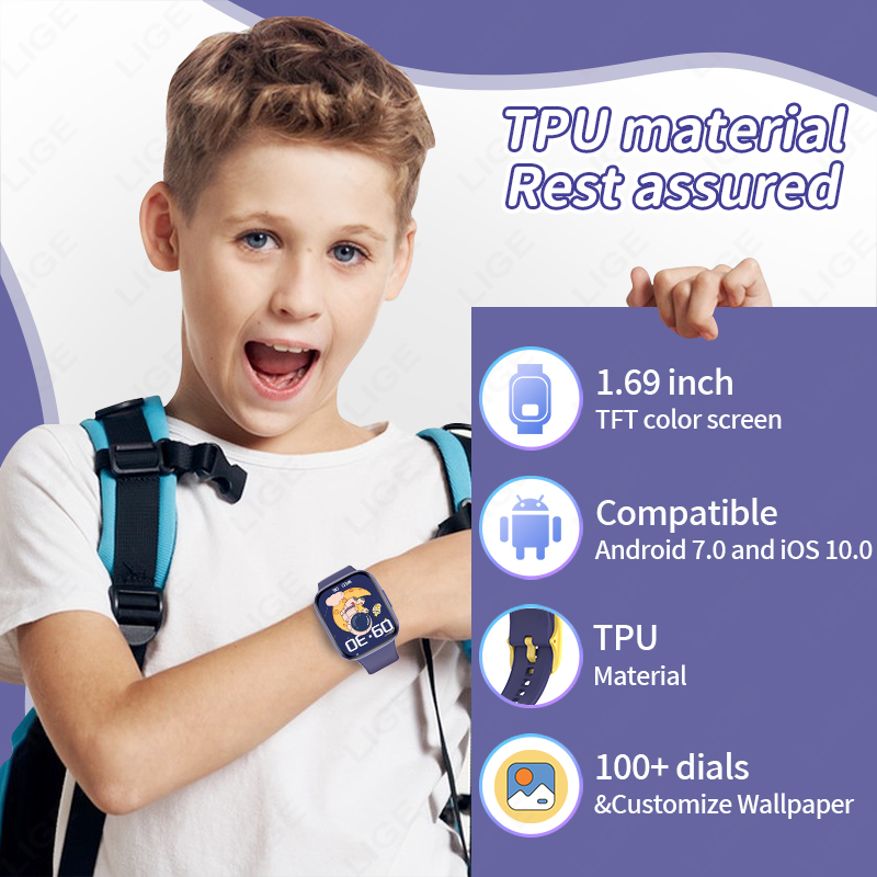 Lige Children Smart Watch Wome – Smartwatch Digital Watches For Boys recenzja i cena