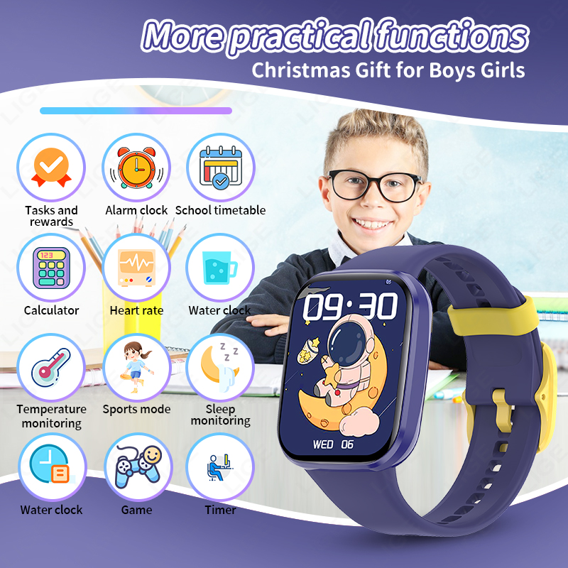Lige Children Smart Watch Wome – Smartwatch Digital Watches For Boys recenzja i cena