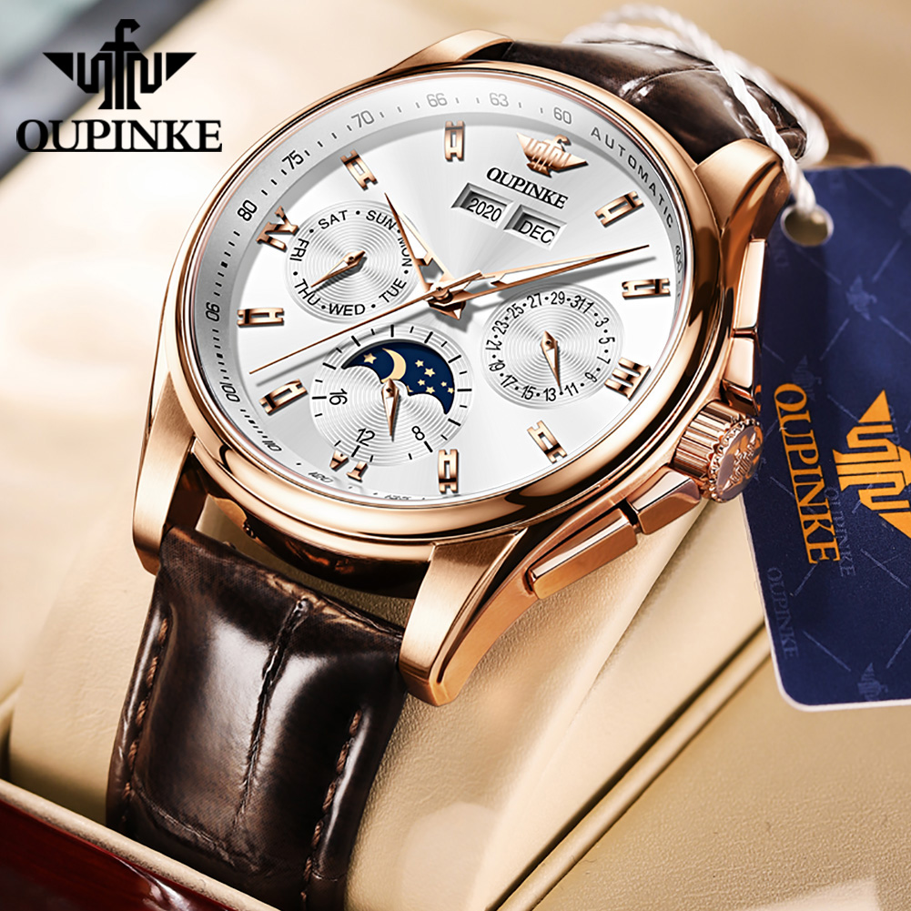 OUPINKE Men's Watches Casual T – Anti-Magnetic Watch recenzja i cena