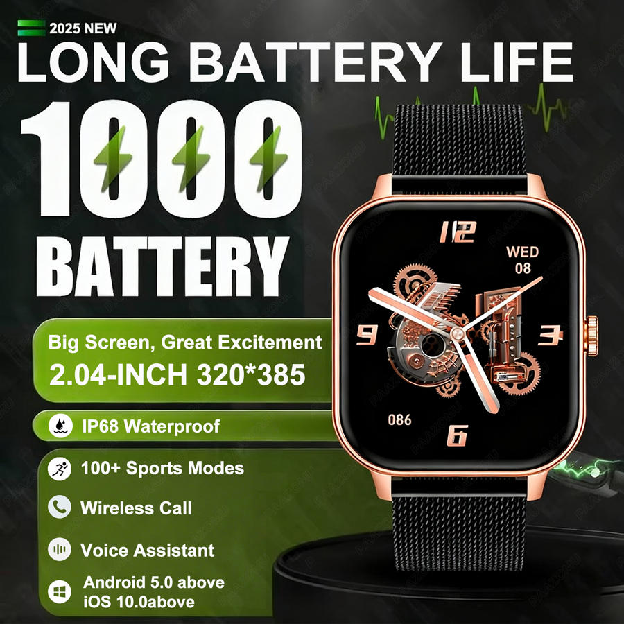 1000mAh Ultra Battery Sports S – Smartwatch Health Watches For Men recenzja i cena