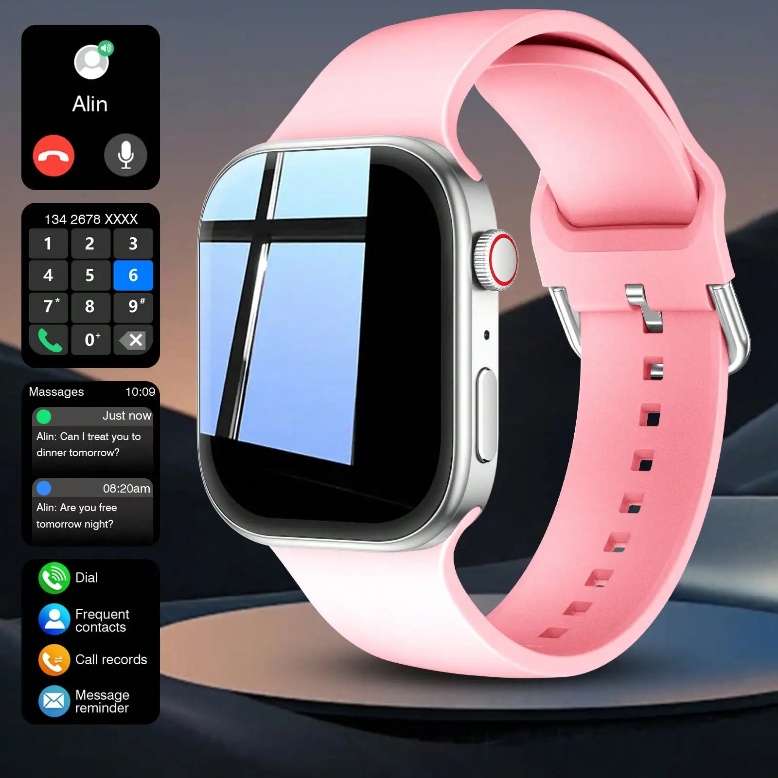 Smart Watch, Wireless Calling  – Smartwatch Iphone Watches For Women recenzja i cena