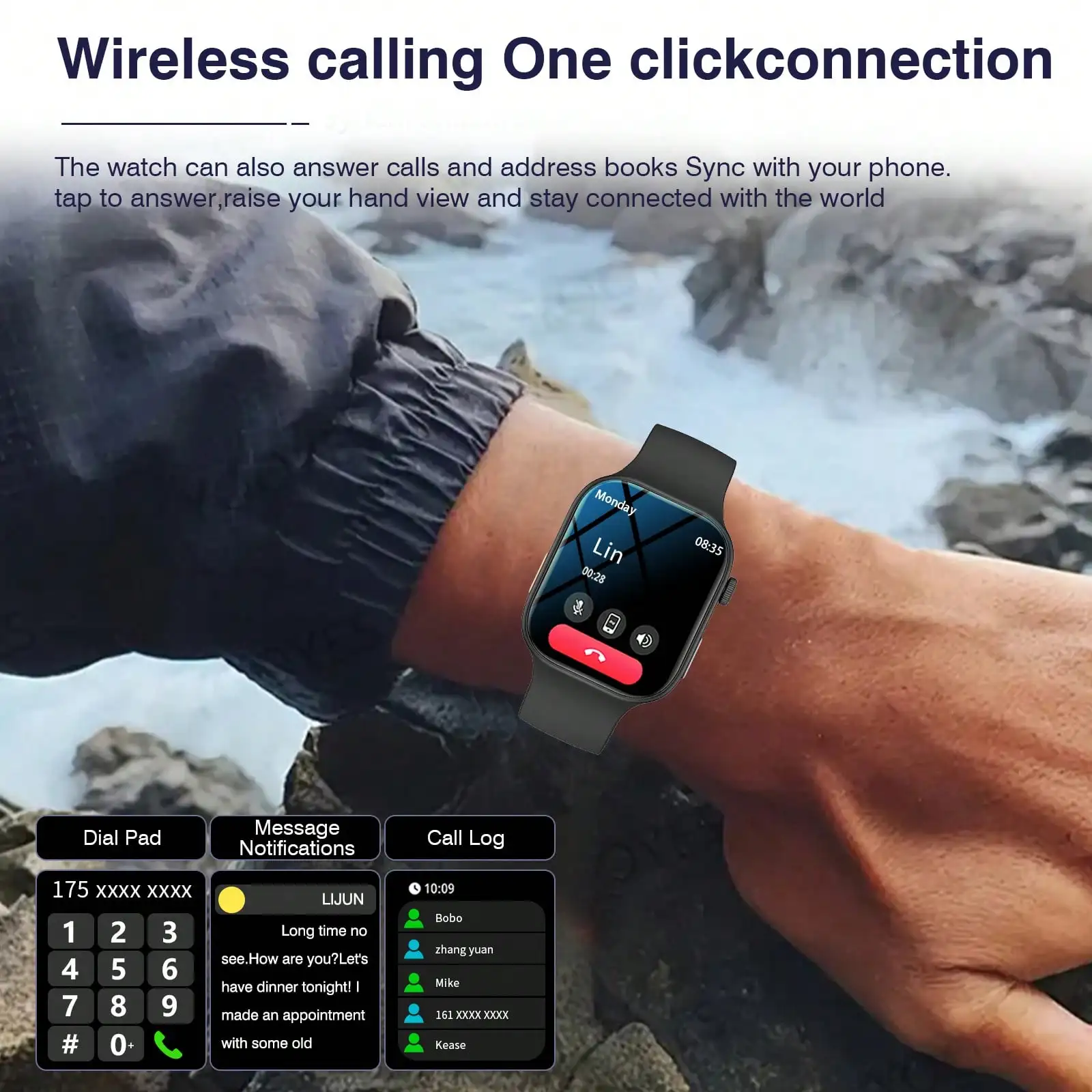 Smart Watch, Wireless Calling  – Smartwatch Iphone Watches For Women recenzja i cena