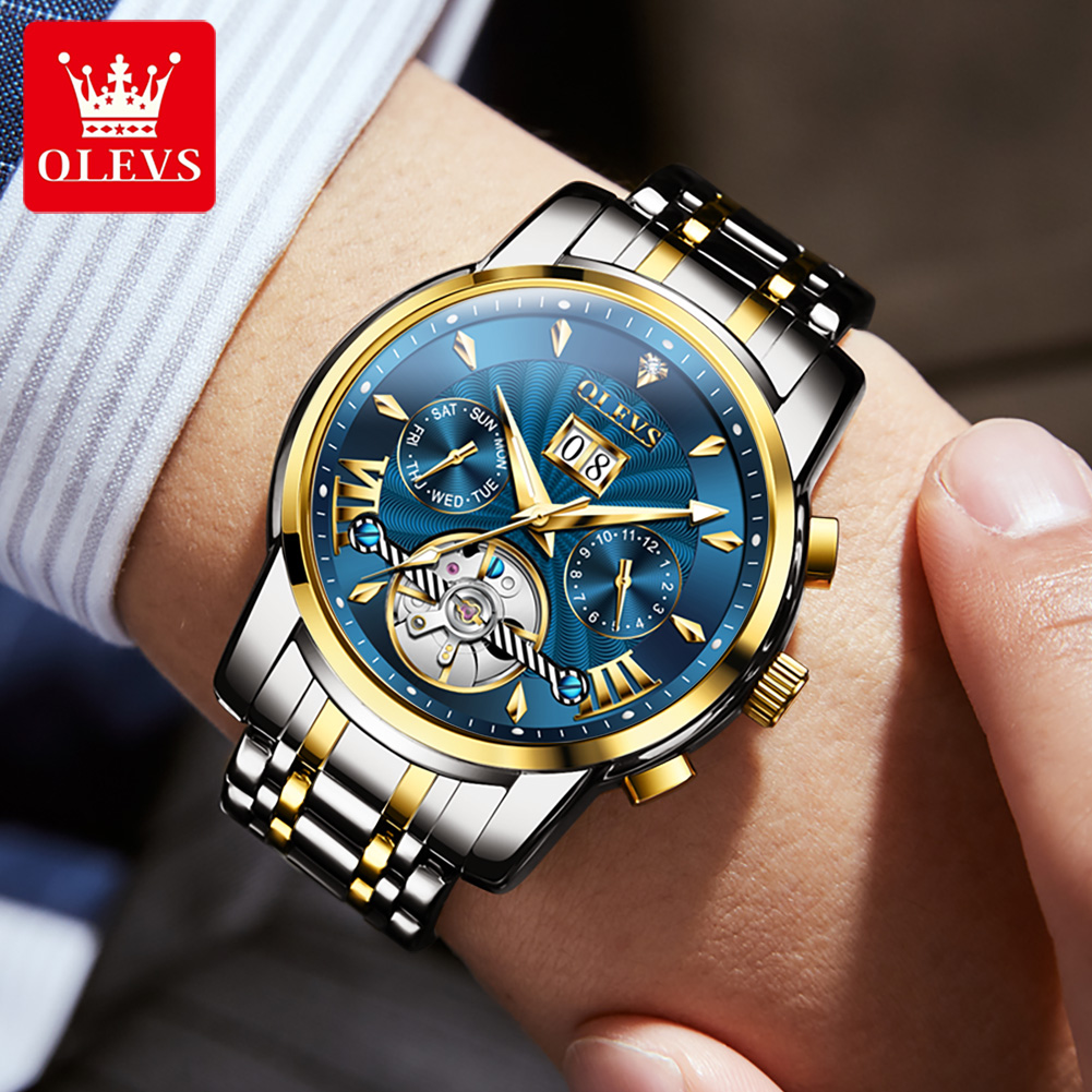 OLEVS Men Watches Luxury Fashi – Anti-Magnetic Watch recenzja i cena