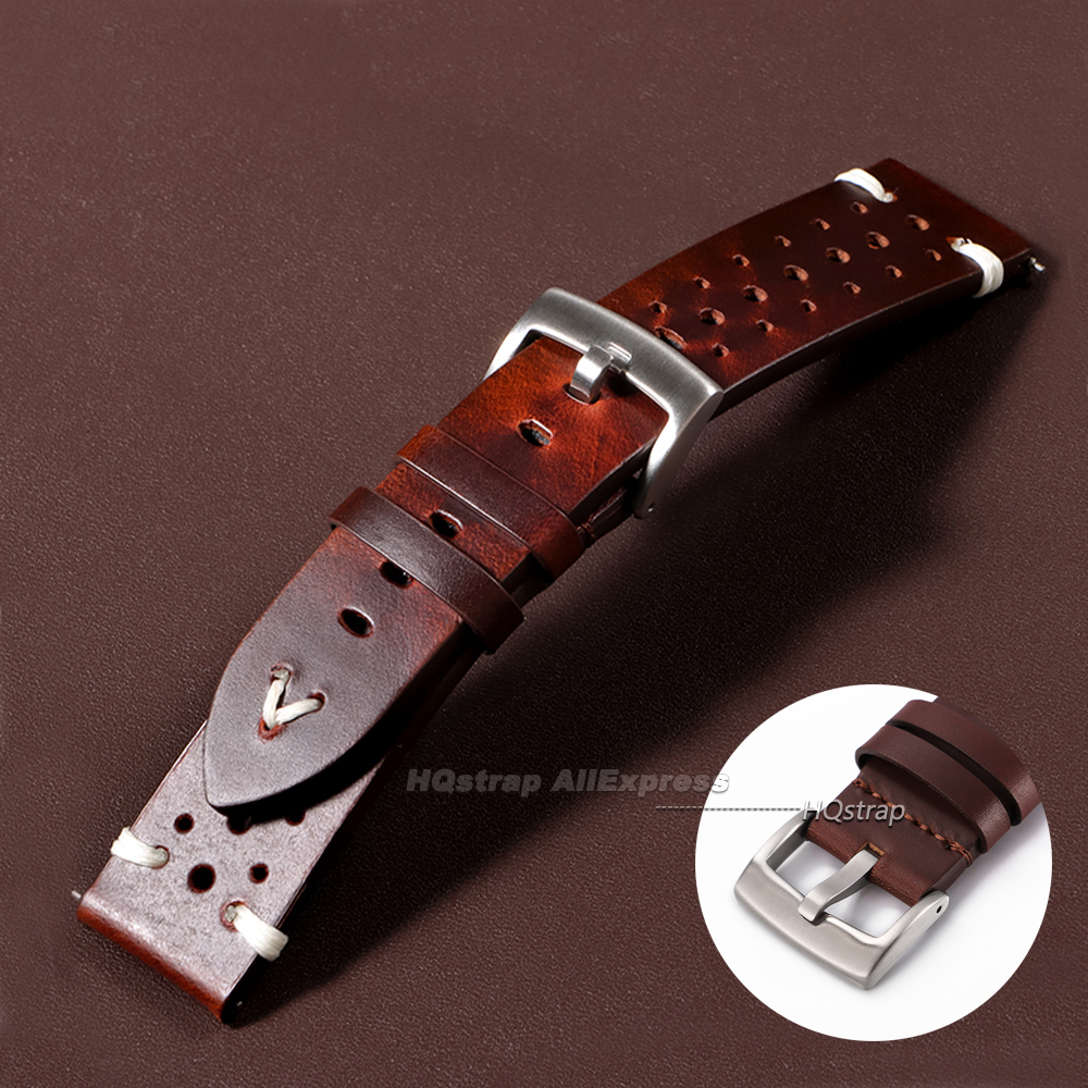 Oil Wax Cowhide Watch Strap 20 – Smartwatch Premium Watches For Women recenzja i cena