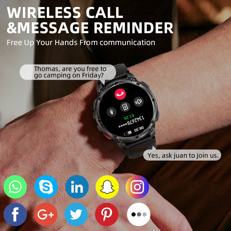 LIGE Smart Watch 2026 Hot Sale – Smartwatch Watches For Sale recenzja i cena