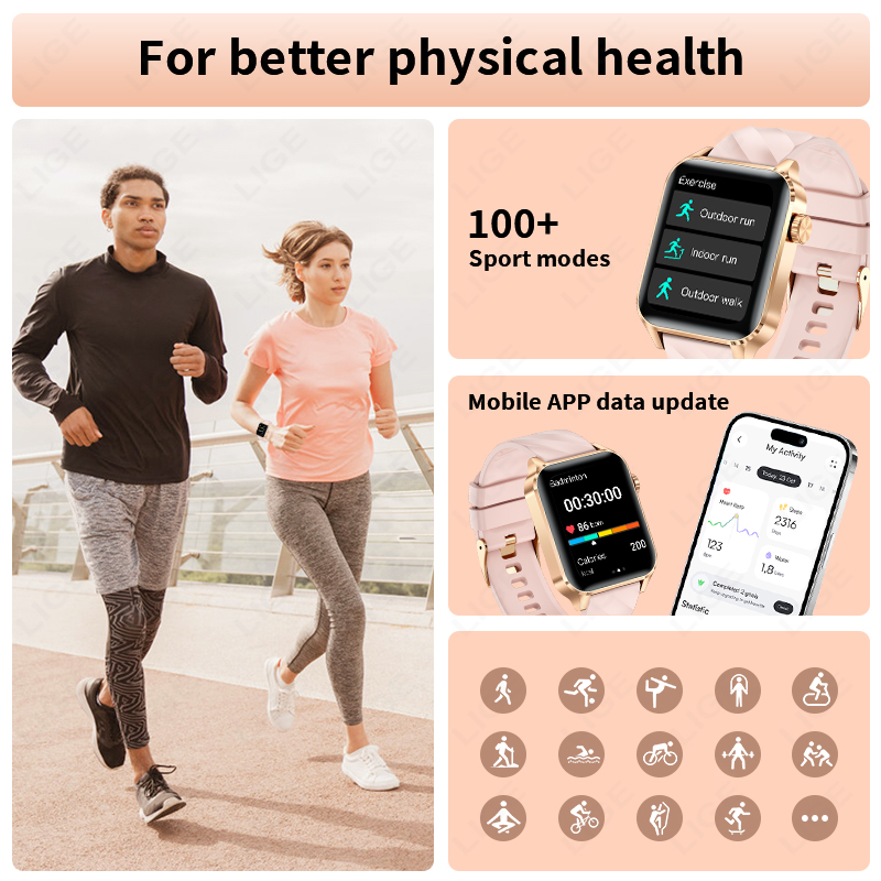 LIGE Smart Watch Luxury Women' – Smartwatch Watches For Sale recenzja i cena