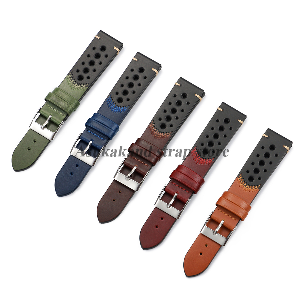 New Oil wax Leather Watch Stra – Watches Omega recenzja i cena