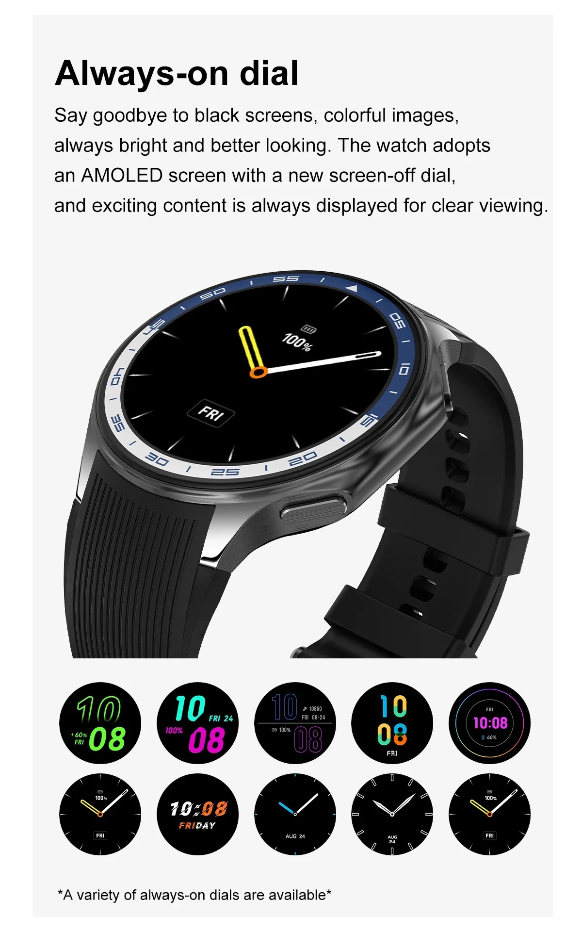 1.43 inch Big Screen Men Women – Smartwatch Iphone Watches For Women recenzja i cena